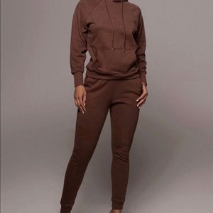 JLUXLA Chocolate Jogger Set